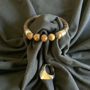 Sterling Bracelet and Ring Set